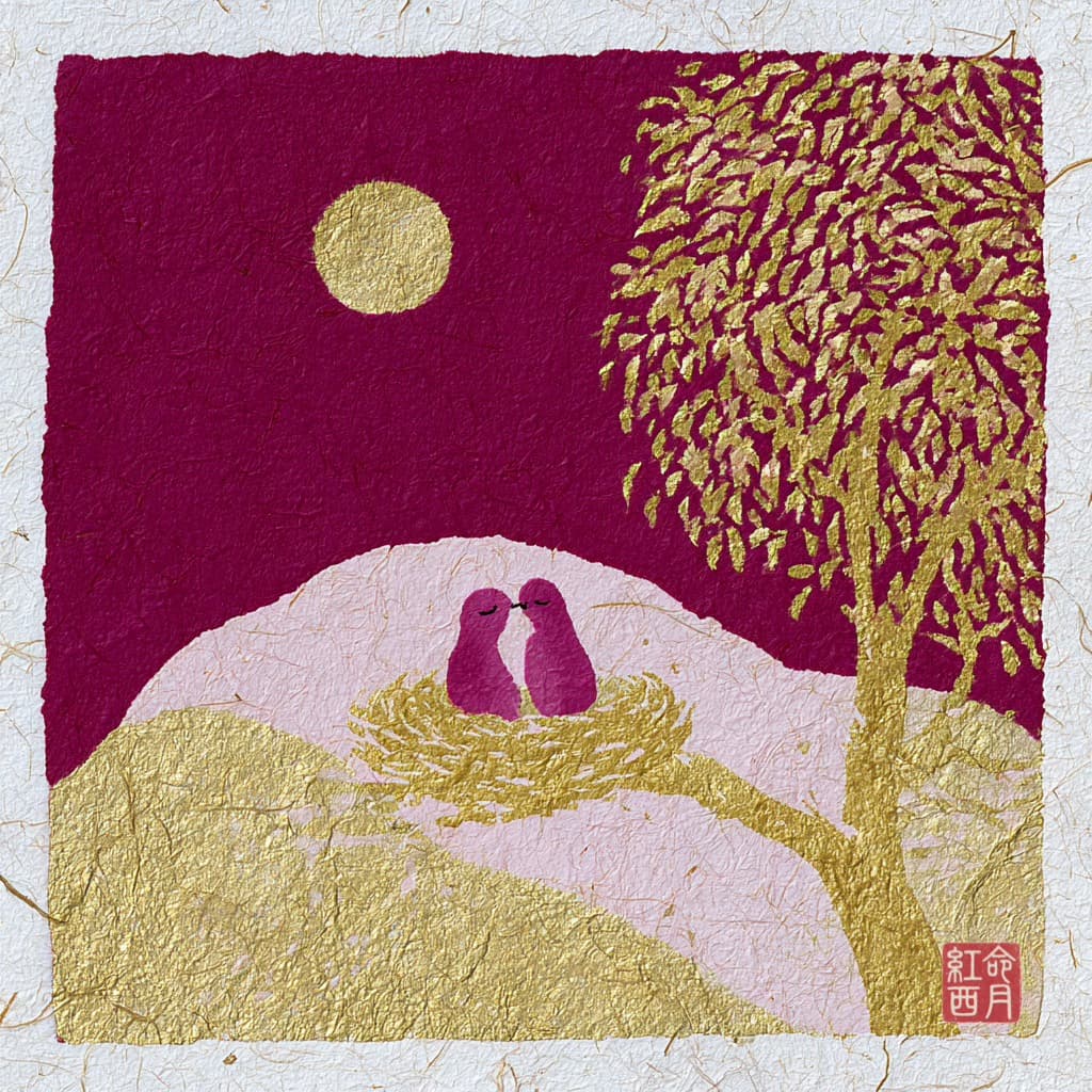 Hongsimdang layered paper nest artwork for a careful cultural guide to shinbyeong
